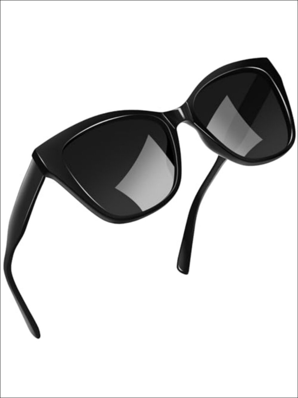 Oversized Cateye Sunglasses Polarized UV400 TR90 Frame Spring Hinge Women